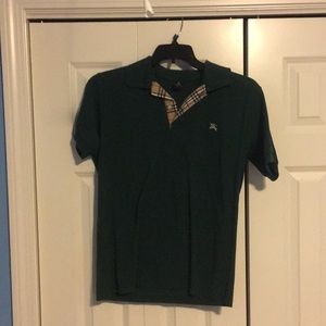 Burberry Green Polo